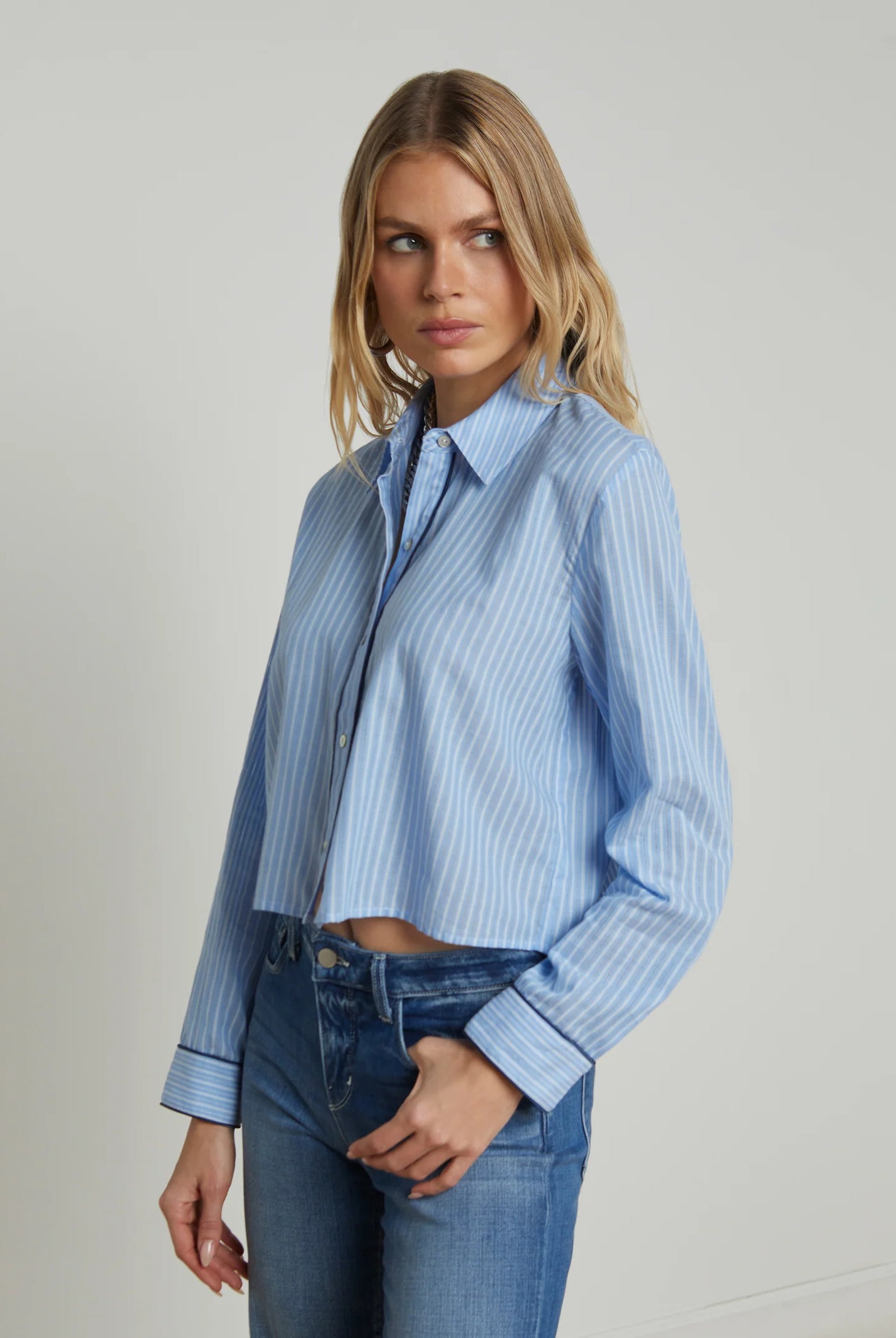 L'Agence Women's Cosette Button-Down Shirt