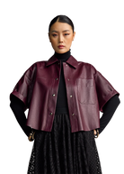 Riani Women's Shirt jacket in Lamb Nappa