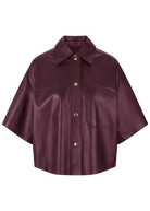 Riani Women's Shirt jacket in Lamb Nappa