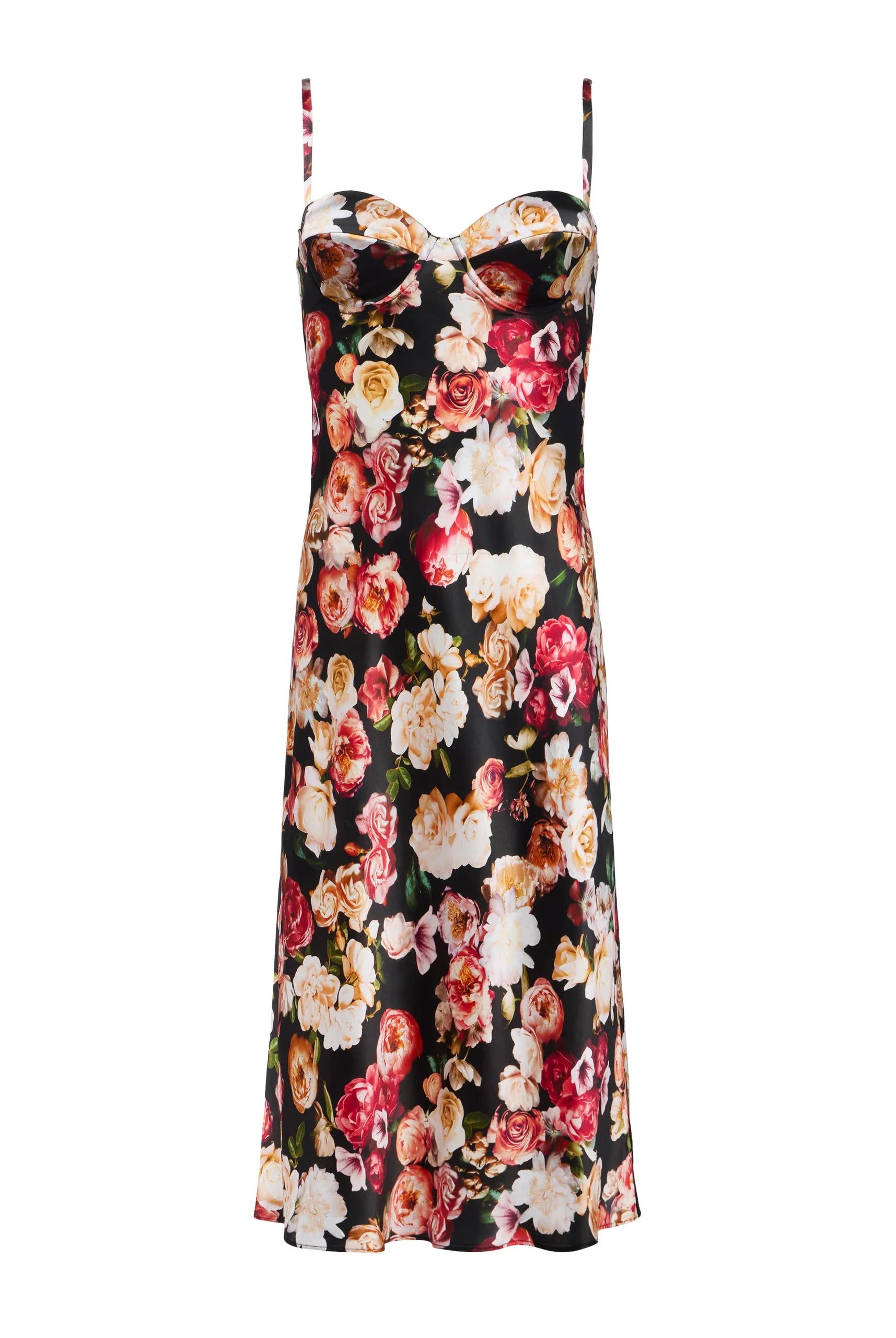 L'Agence Women's Solay Silk Slip Dress