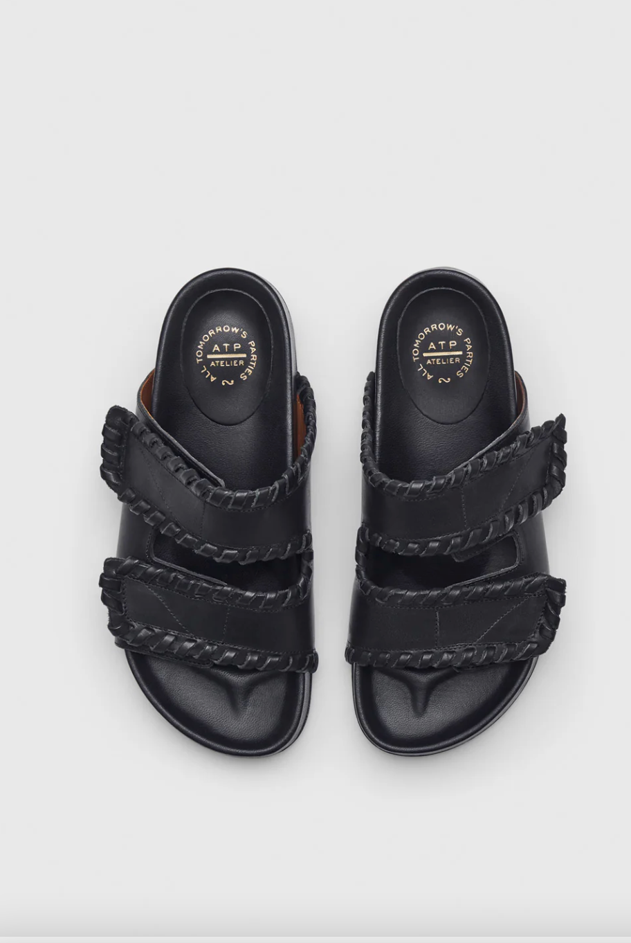 ATP Atelier Women's Furlo Stitch Leather Comfy Sandals