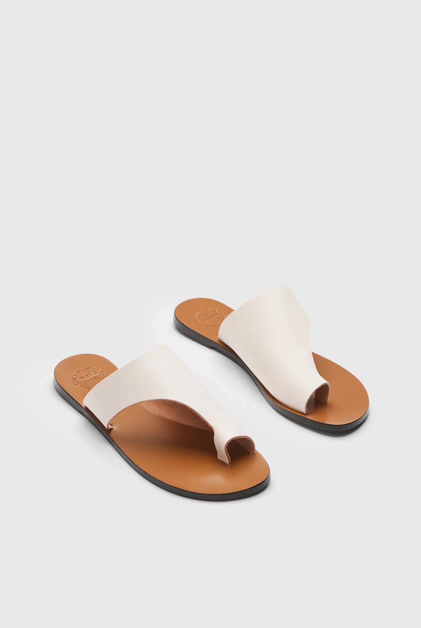 ATP Women's Rosa Linen Leather Cutout Sandal