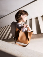 Abro Women's Handbag Small Leather Essential Shopper