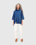 Alembika Women's Painter Boxy Top