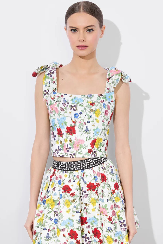 Alice + Olivia Women's Clara Bow Strap Bustier