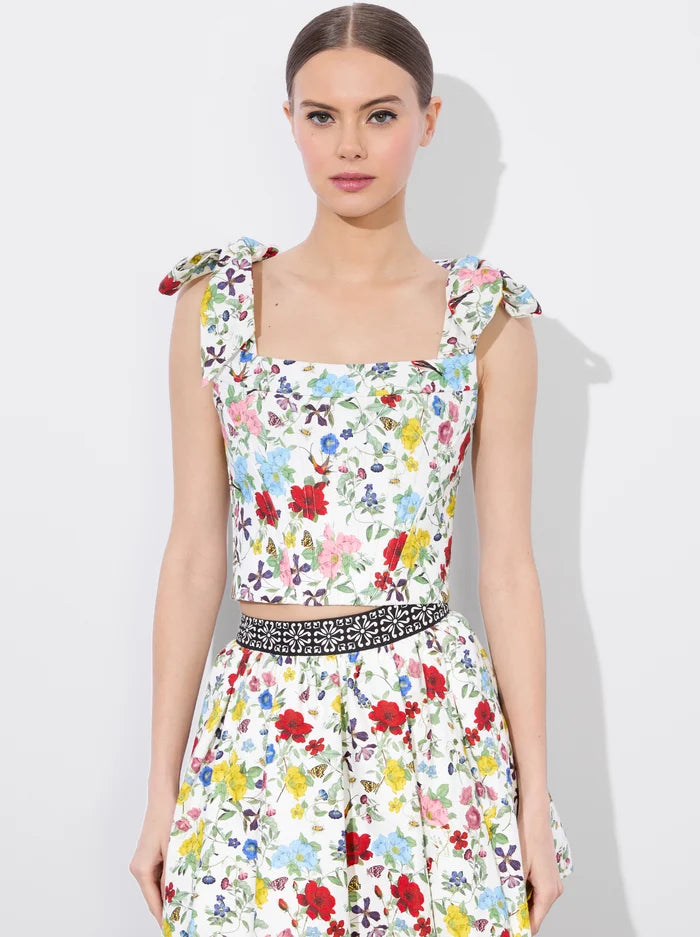 Alice + Olivia Women's Clara Bow Strap Bustier