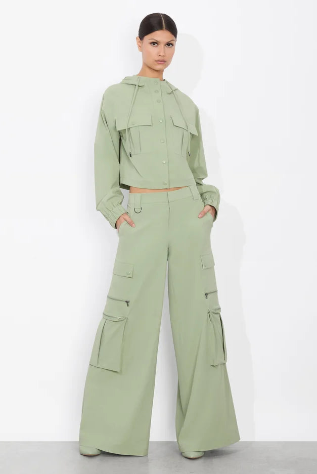 Alice + Olivia Women's James Cropped Jacket