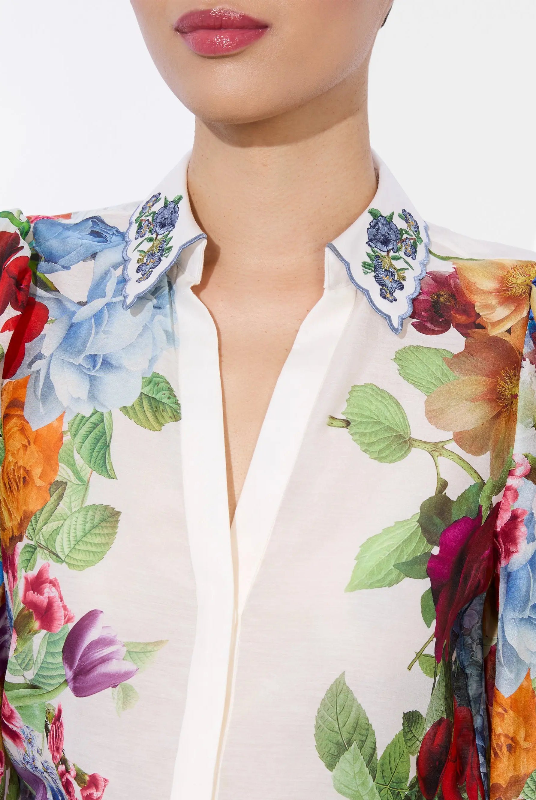 Alice + Olivia Women's Roanne Button Down Blouse