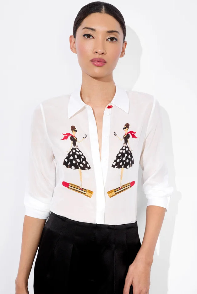 Alice + Olivia Women's Willa Blouse