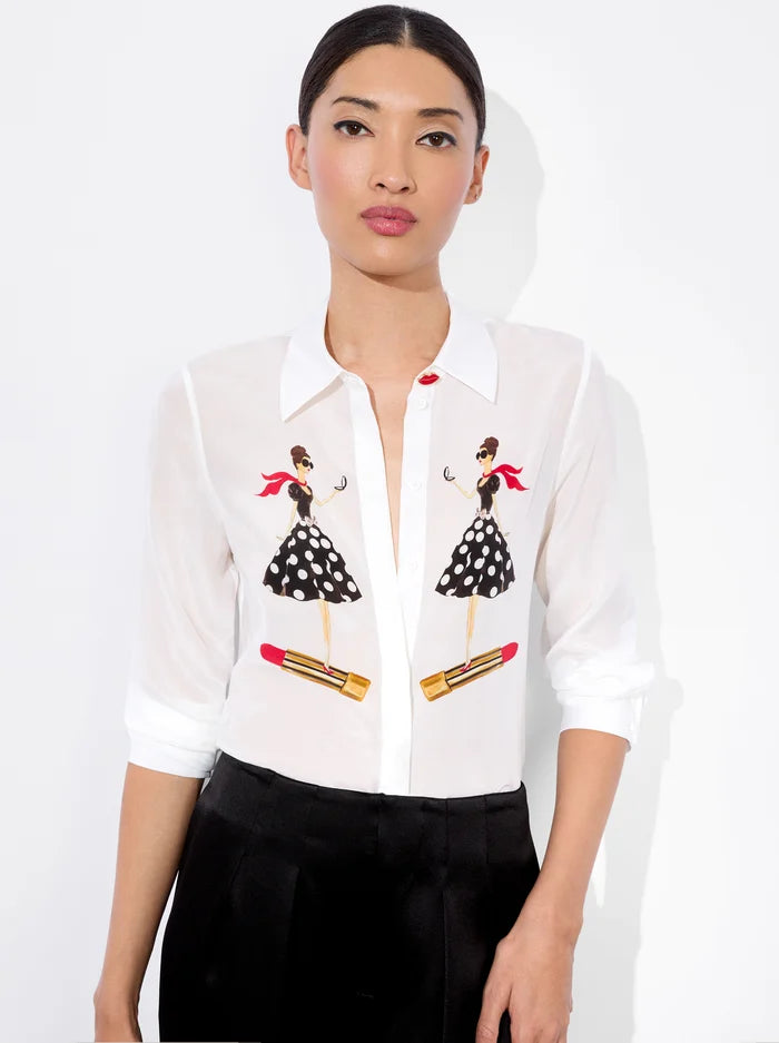 Alice + Olivia Women's Willa Blouse
