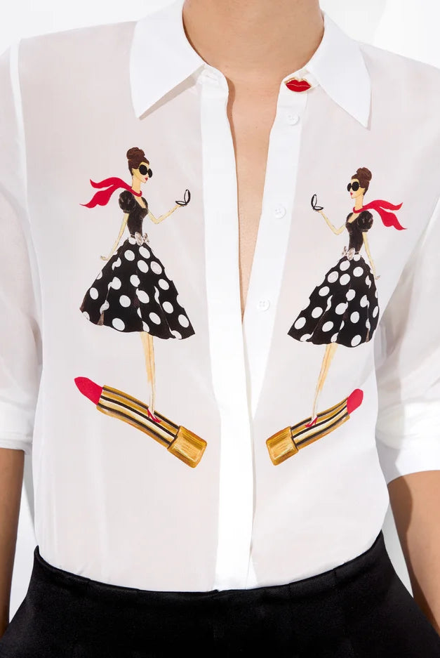 Alice + Olivia Women's Willa Blouse