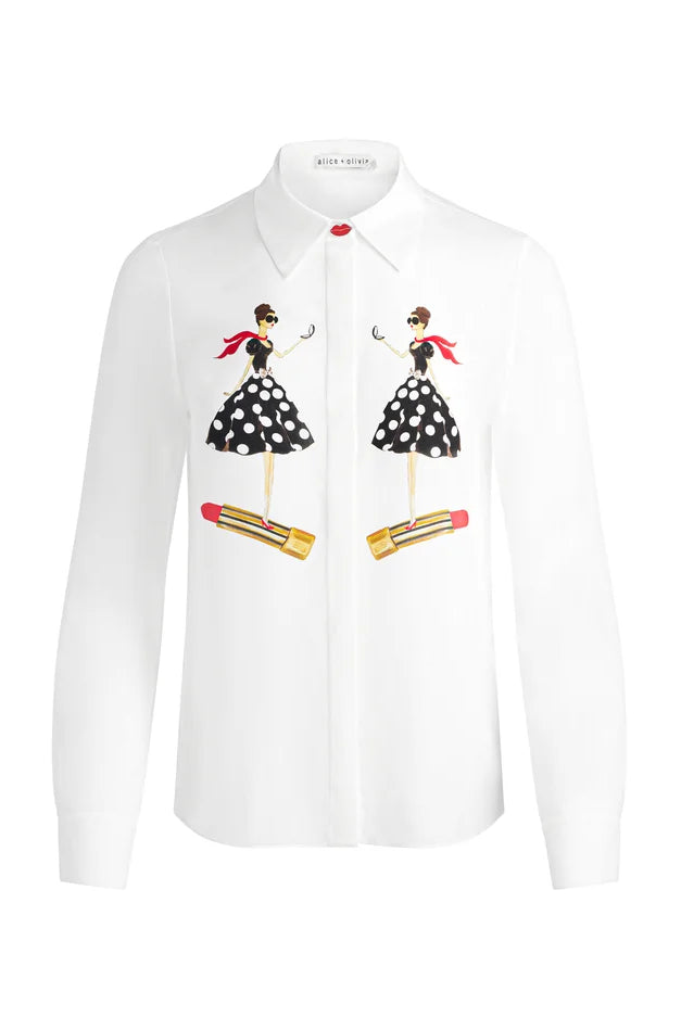 Alice + Olivia Women's Willa Blouse