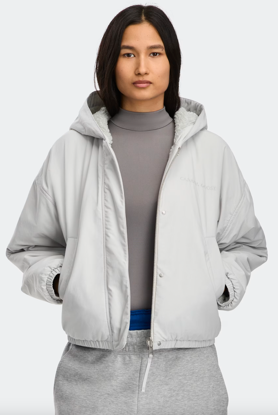 Canada Goose Women's Alberni Reversible Fleece Bomber