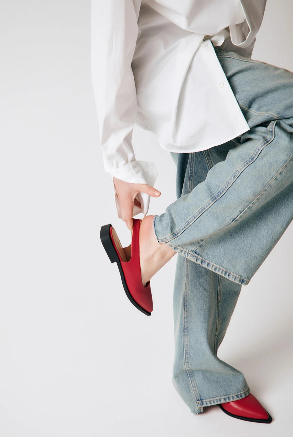 Copenhagen Women's Pointed Toe Slip-on Flat