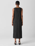 Eileen Fisher Women's Crushed Silk V-Neck Dress