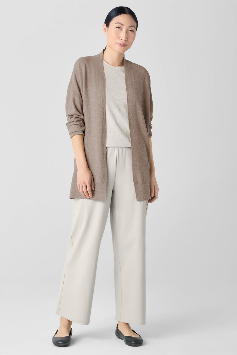 Eileen Fisher Women's Organic Linen Cotton Long Cardigan