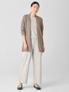 Eileen Fisher Women's Organic Linen Cotton Long Cardigan