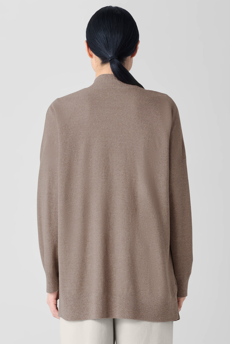 Eileen Fisher Women's Organic Linen Cotton Long Cardigan