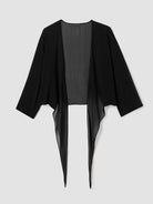 Eileen Fisher Women's Sheer Silk Georgette Tie Jacket