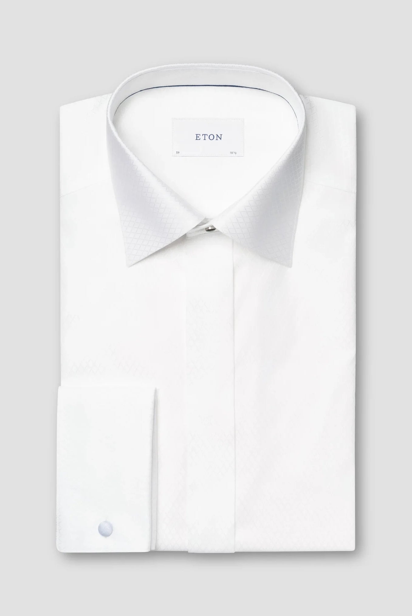 Eton Men's Check Fly Front Shirt