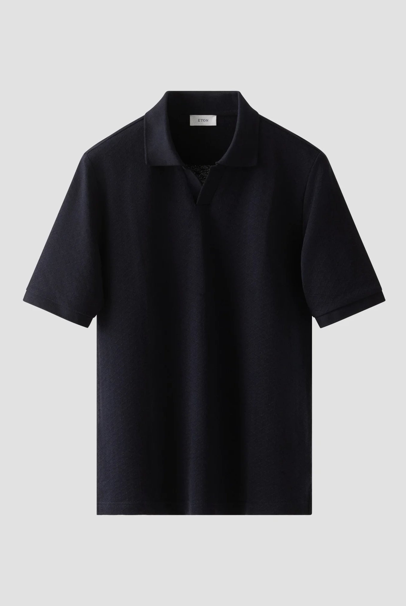 Eton Men's Diamond Jaquard Polo Shirt