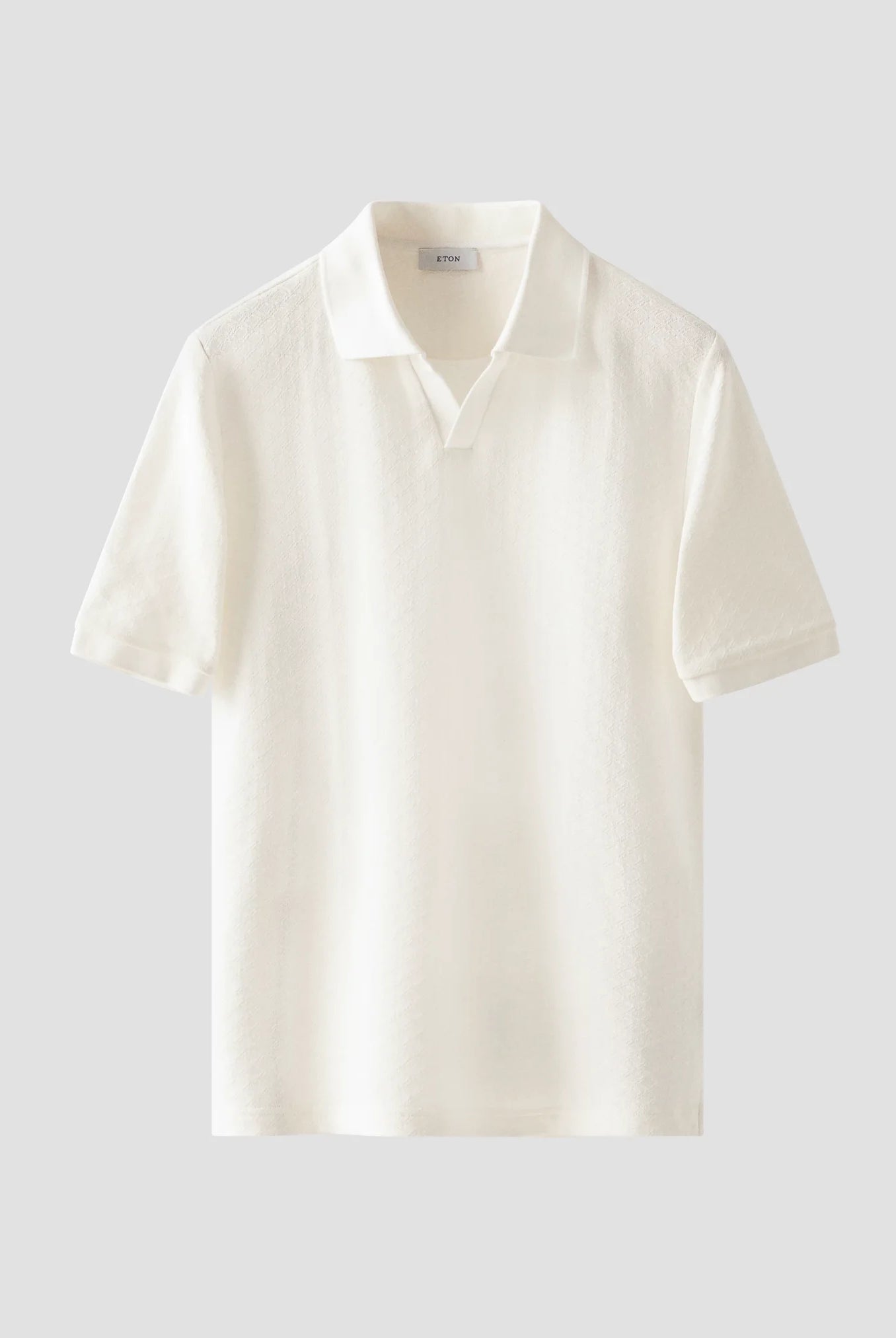 Eton Men's Diamond Jaquard Polo Shirt