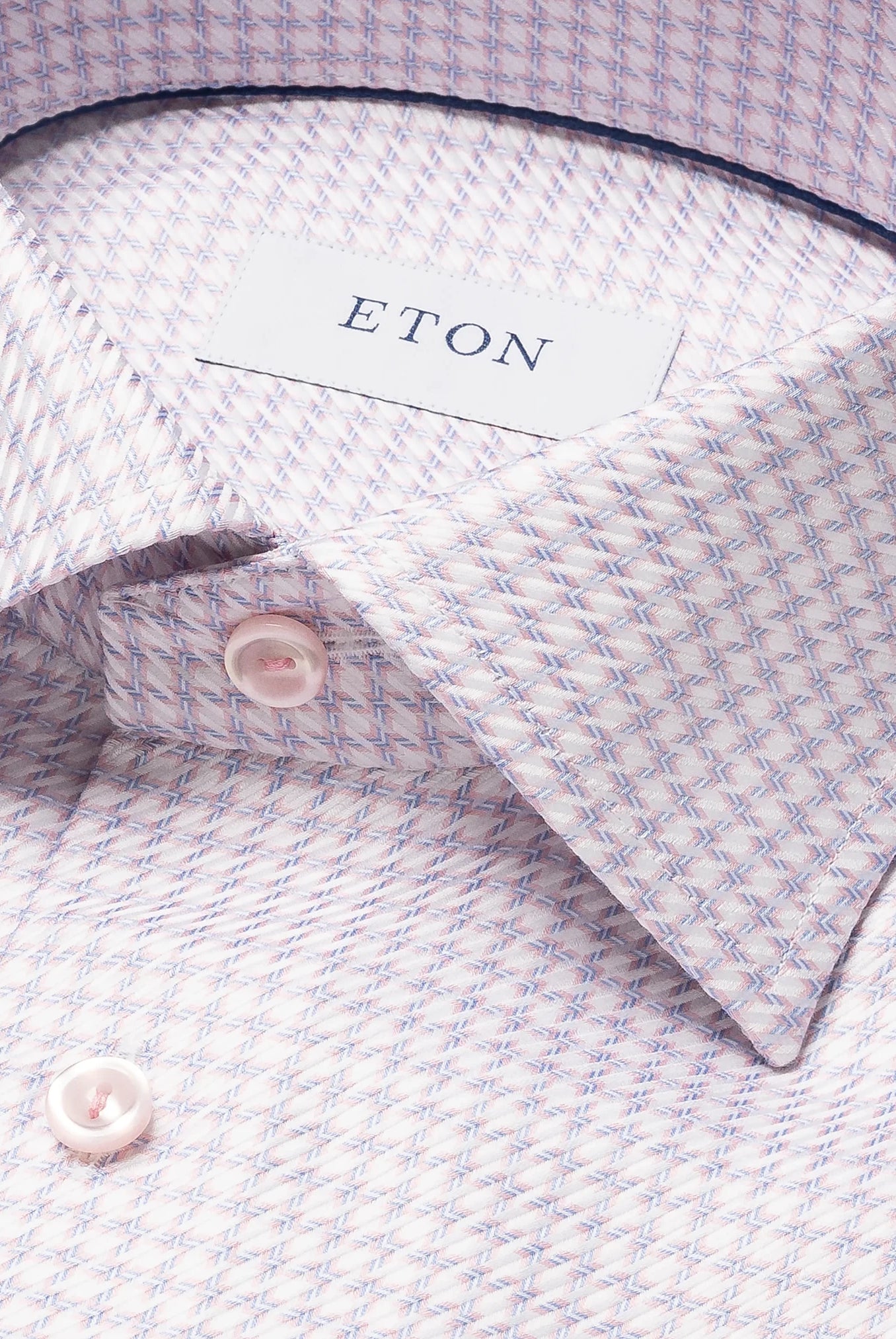 Eton Men's Pink King Twill Shirt