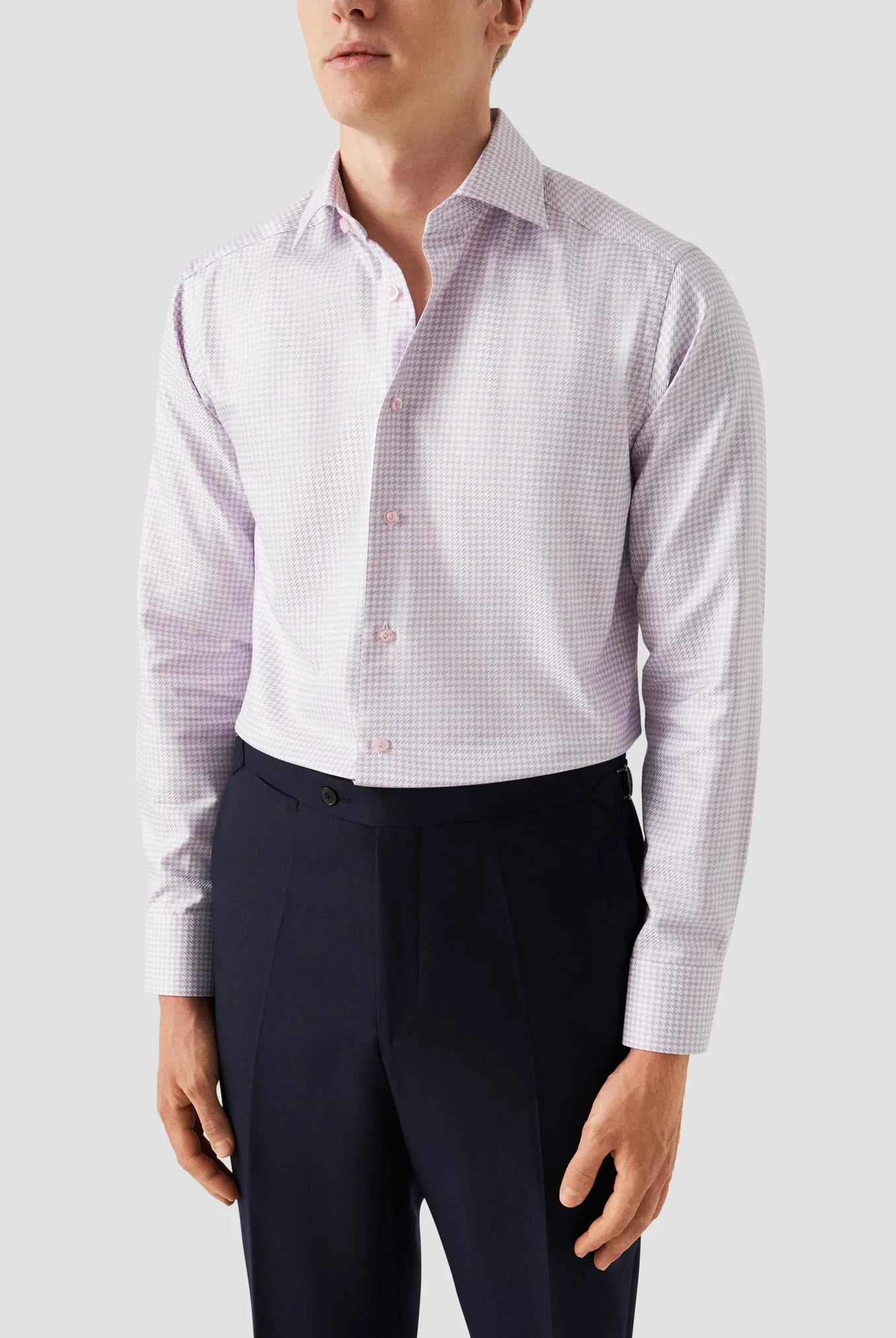 Eton Men's Pink King Twill Shirt