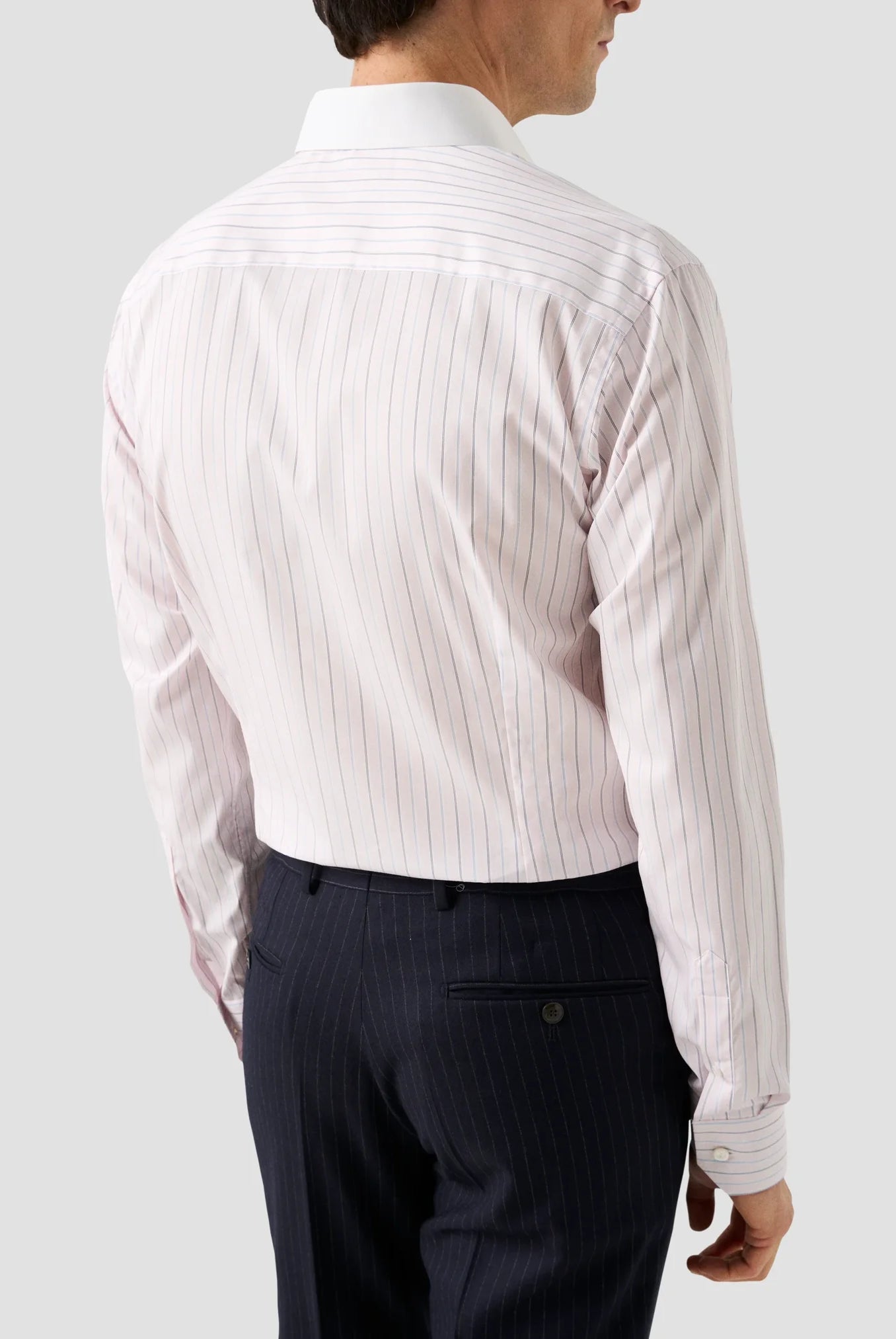 Eton Men's White Collar Supima 120 Shirt