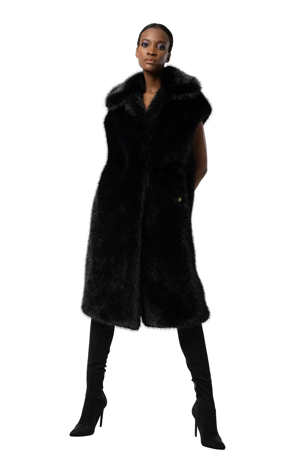 Freed Women's The Kit Fur Free Long Vest