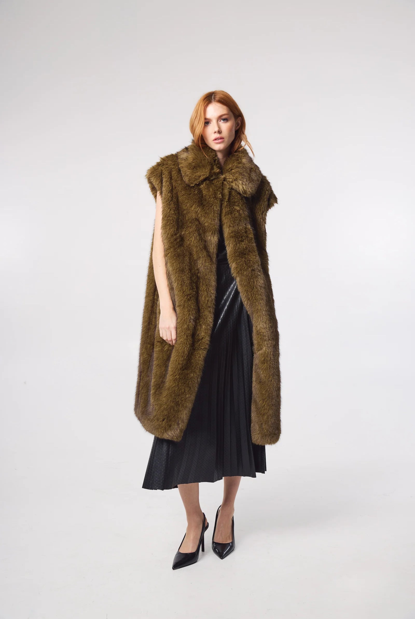 Freed Women's The Kit Fur Free Long Vest