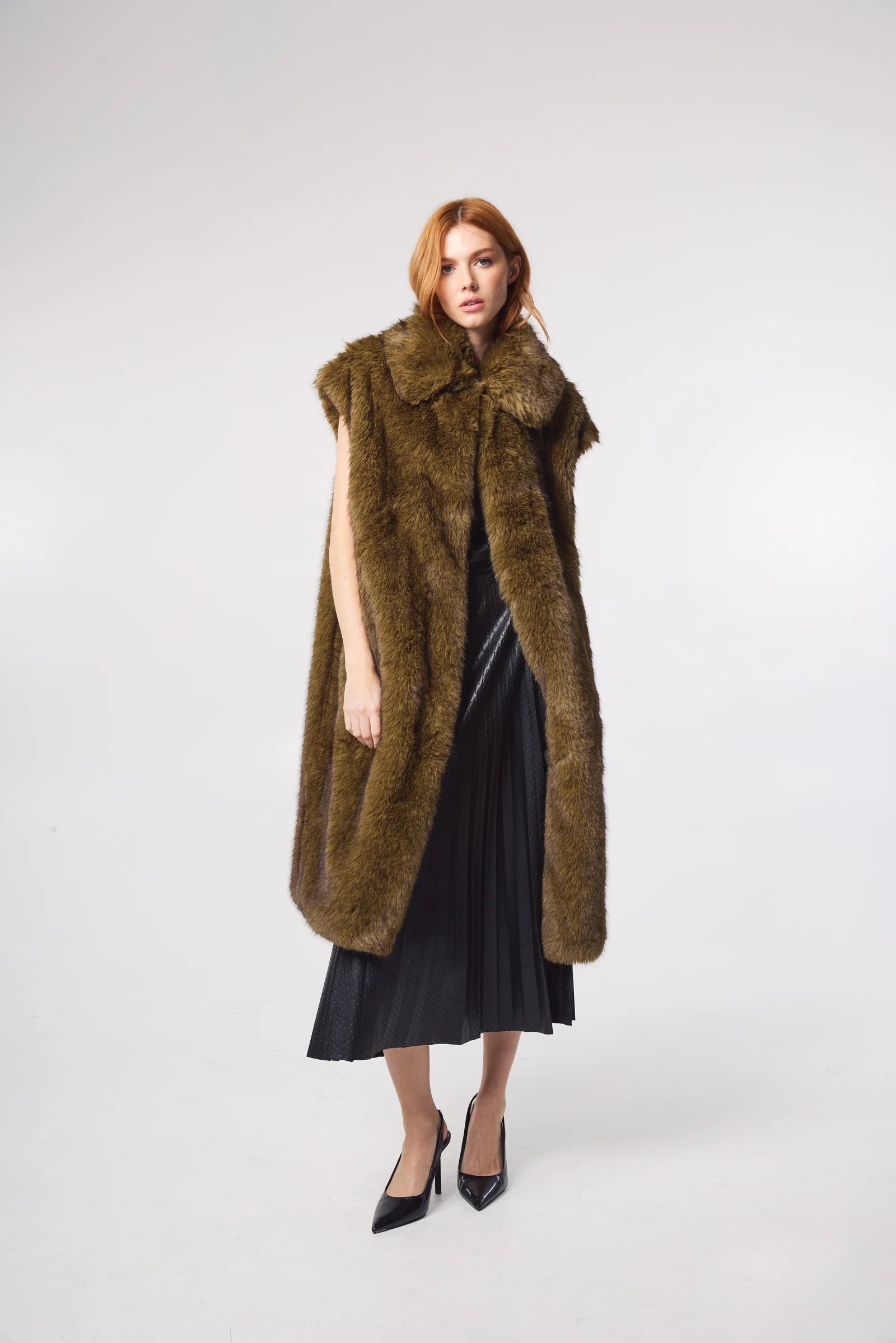 Freed Women's The Kit Fur Free Long Vest