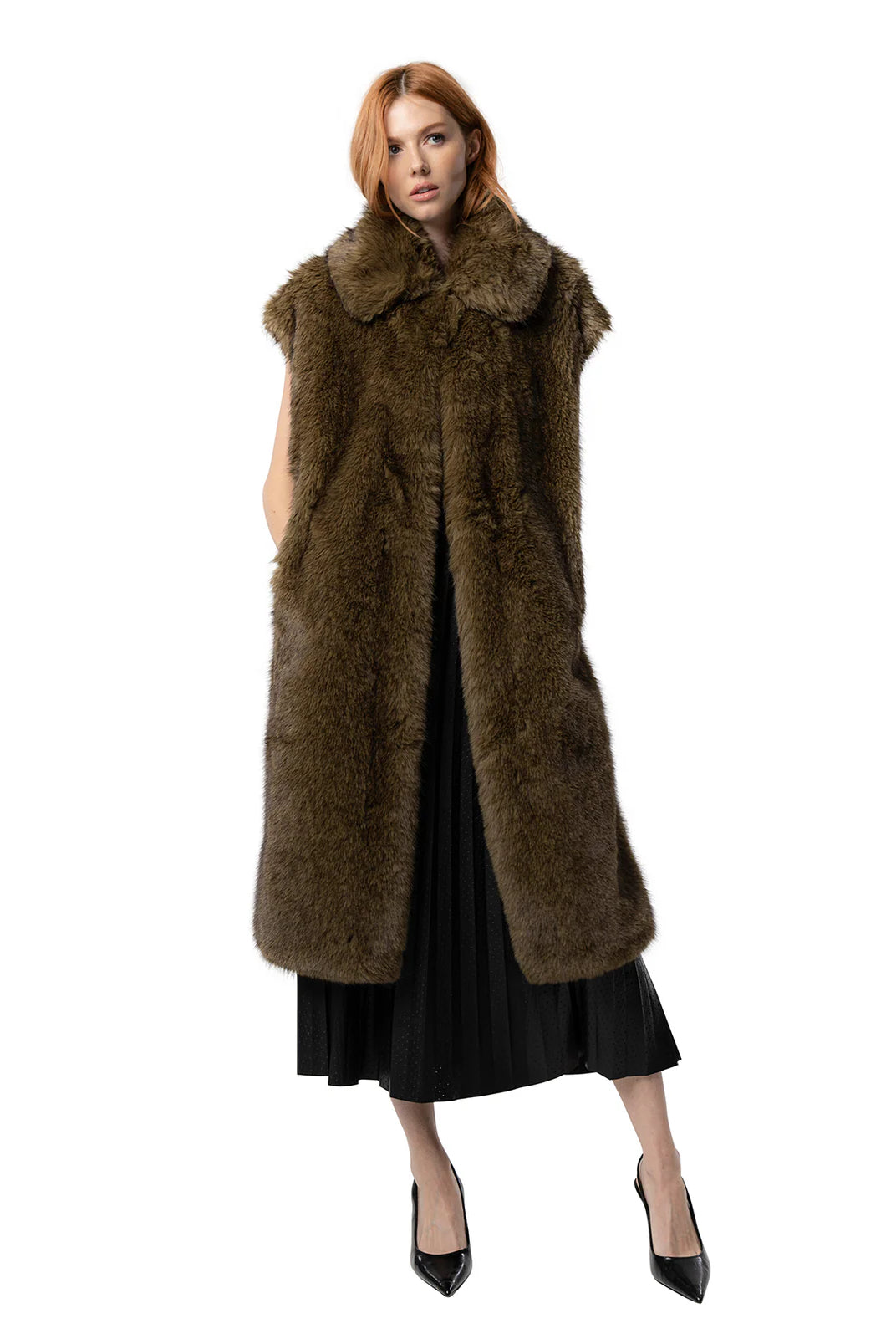 Freed Women's The Kit Fur Free Long Vest