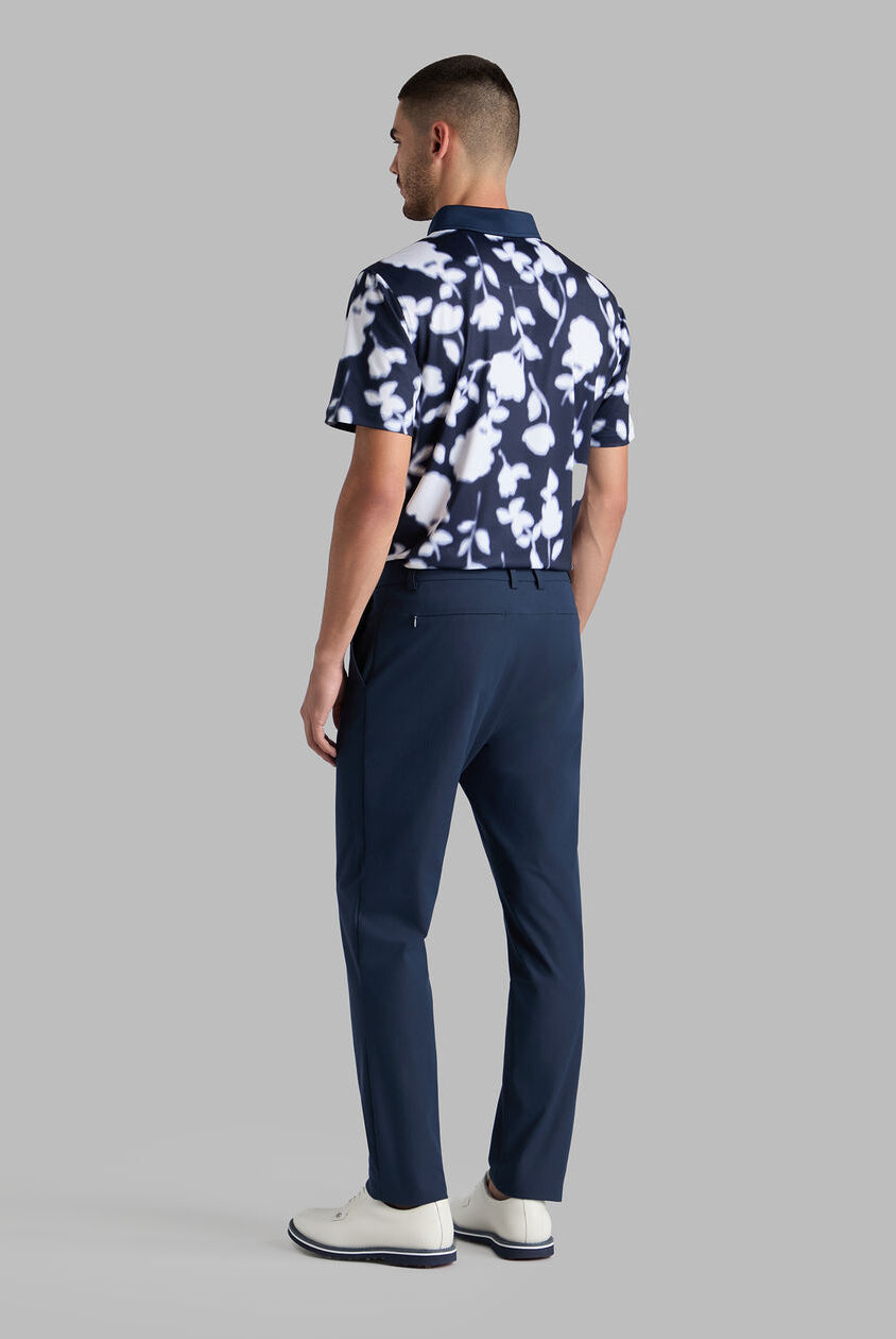 G Fore Men's Blur Floral Tech Jersey Polo