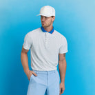 G Fore Men's Ditsy Foral Tech Jersey Polo