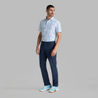 G Fore Men's Geometric Tech Pique Polo