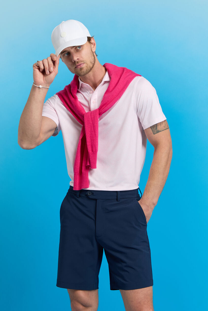 G Fore Men's Hydrangea Tech Jersey  Polo