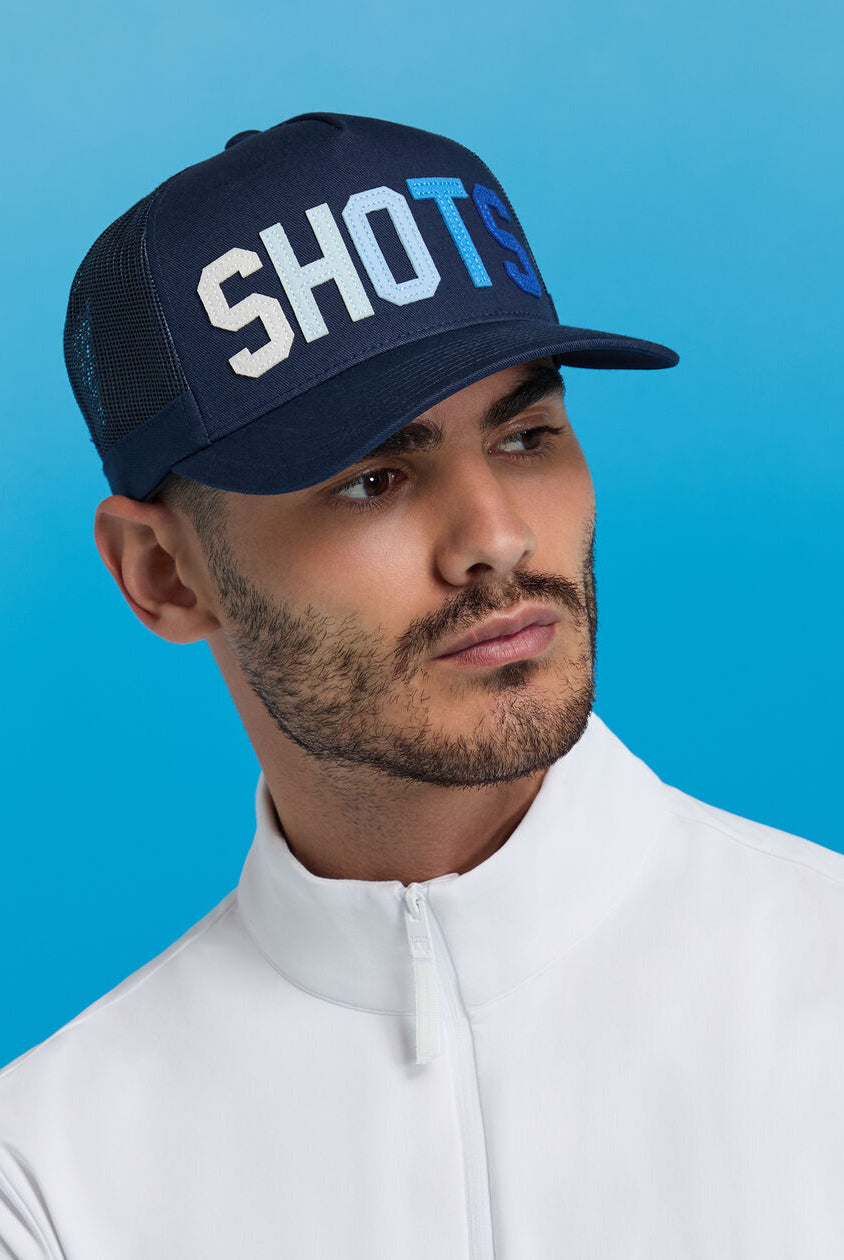 G Fore Men's Shots Cotton Twill Trucker Hat