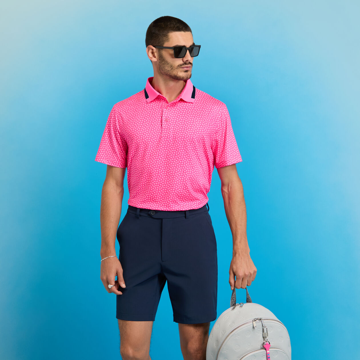 G Fore Men's Tech Jersey Polo