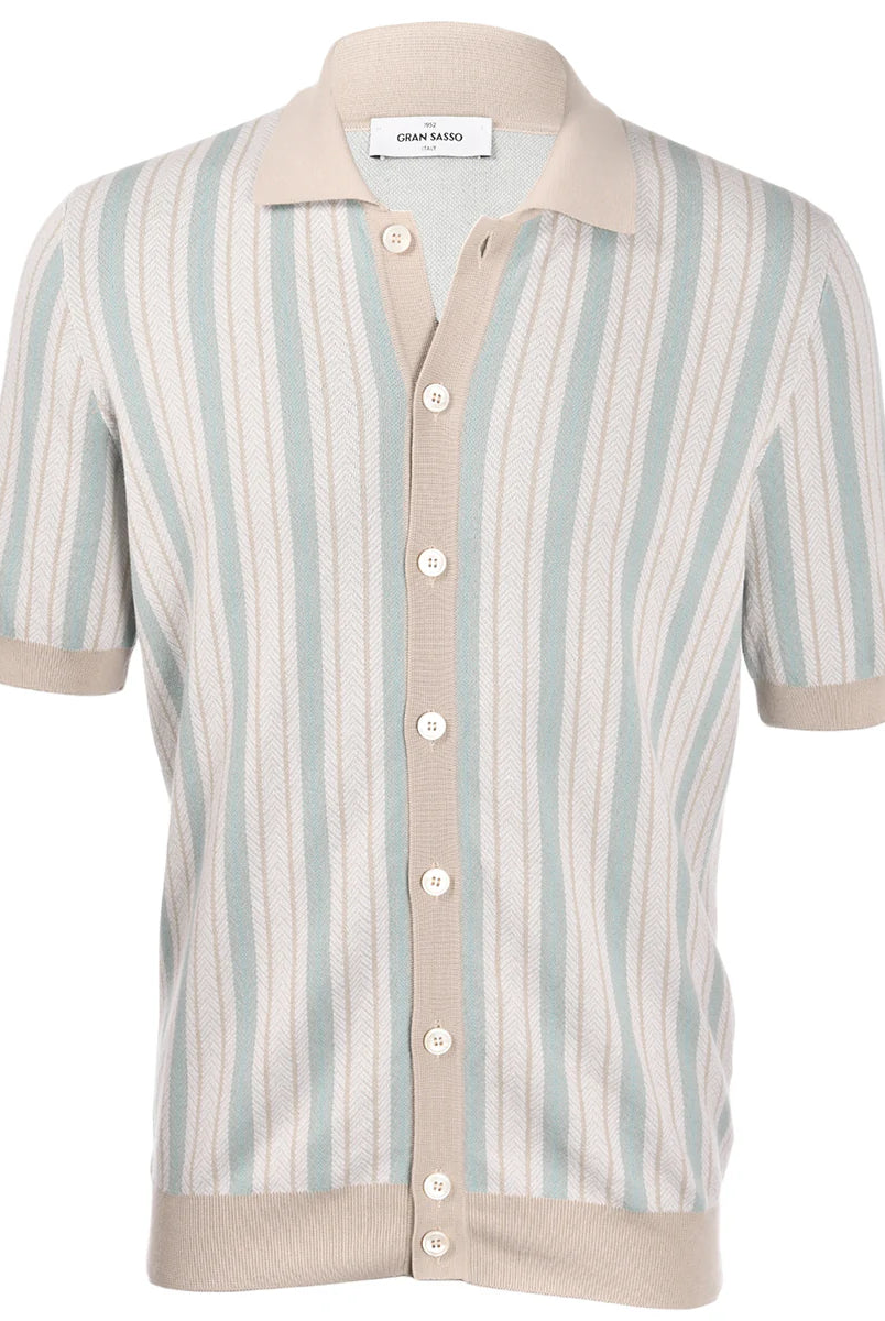 Gran Sasso Men's Knit Polo