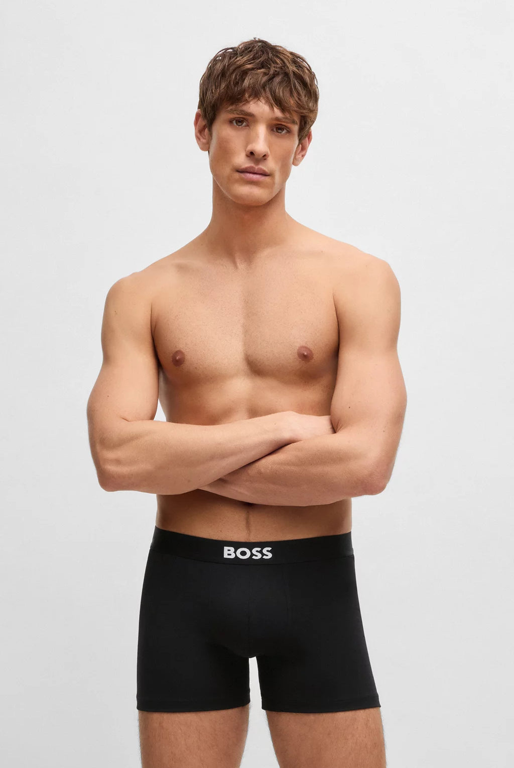 Hugo Boss Men's Three-Pack Cotton Boxer Briefs