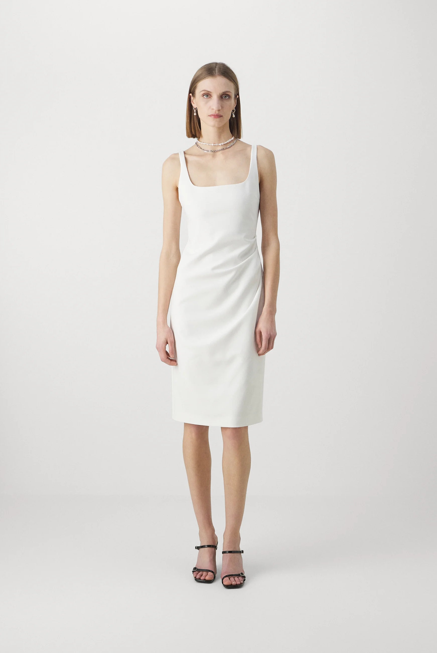 Hugo Boss Women's White Kanke Dress