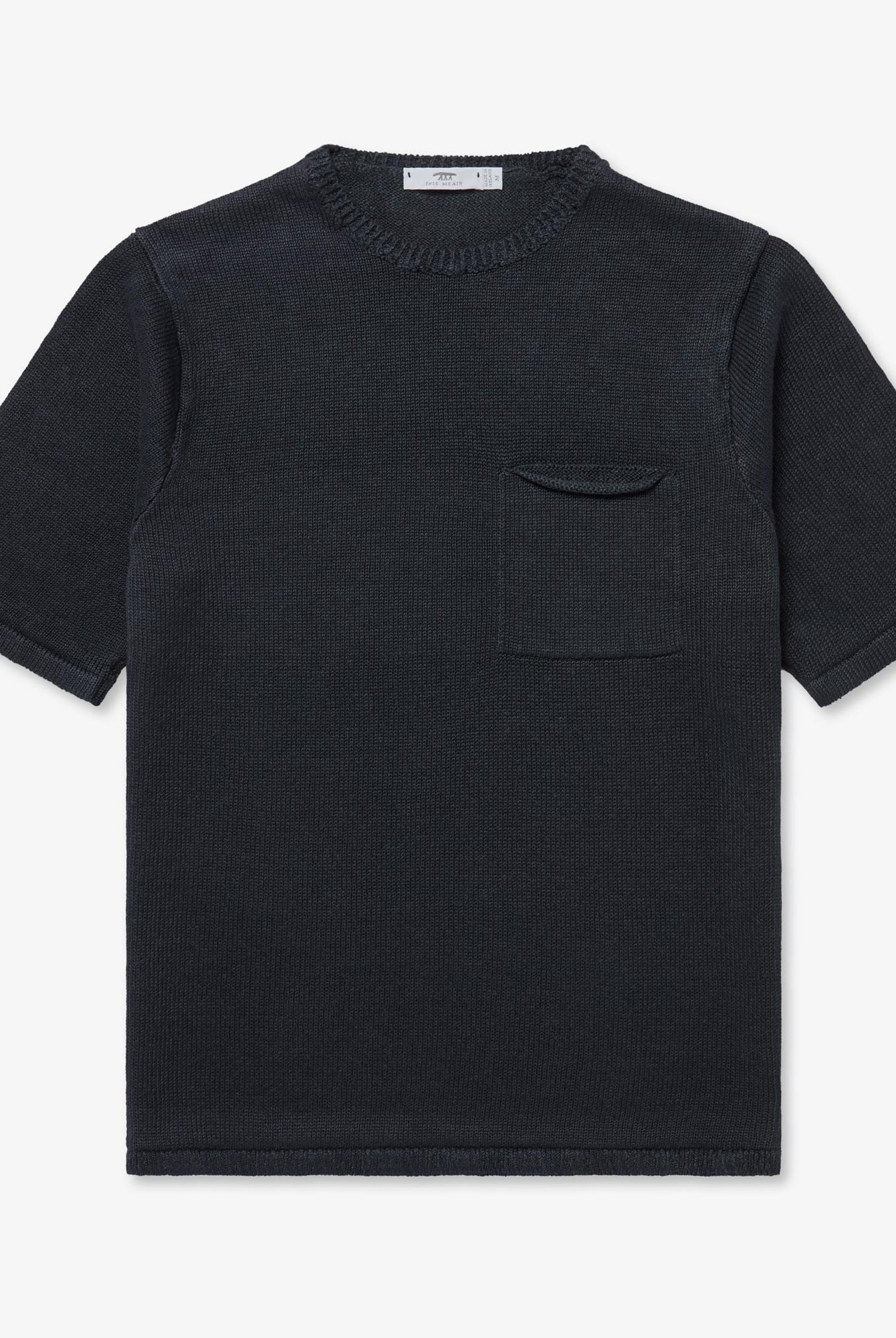 Inis Meain Men's Knit Pocket T-Shirt