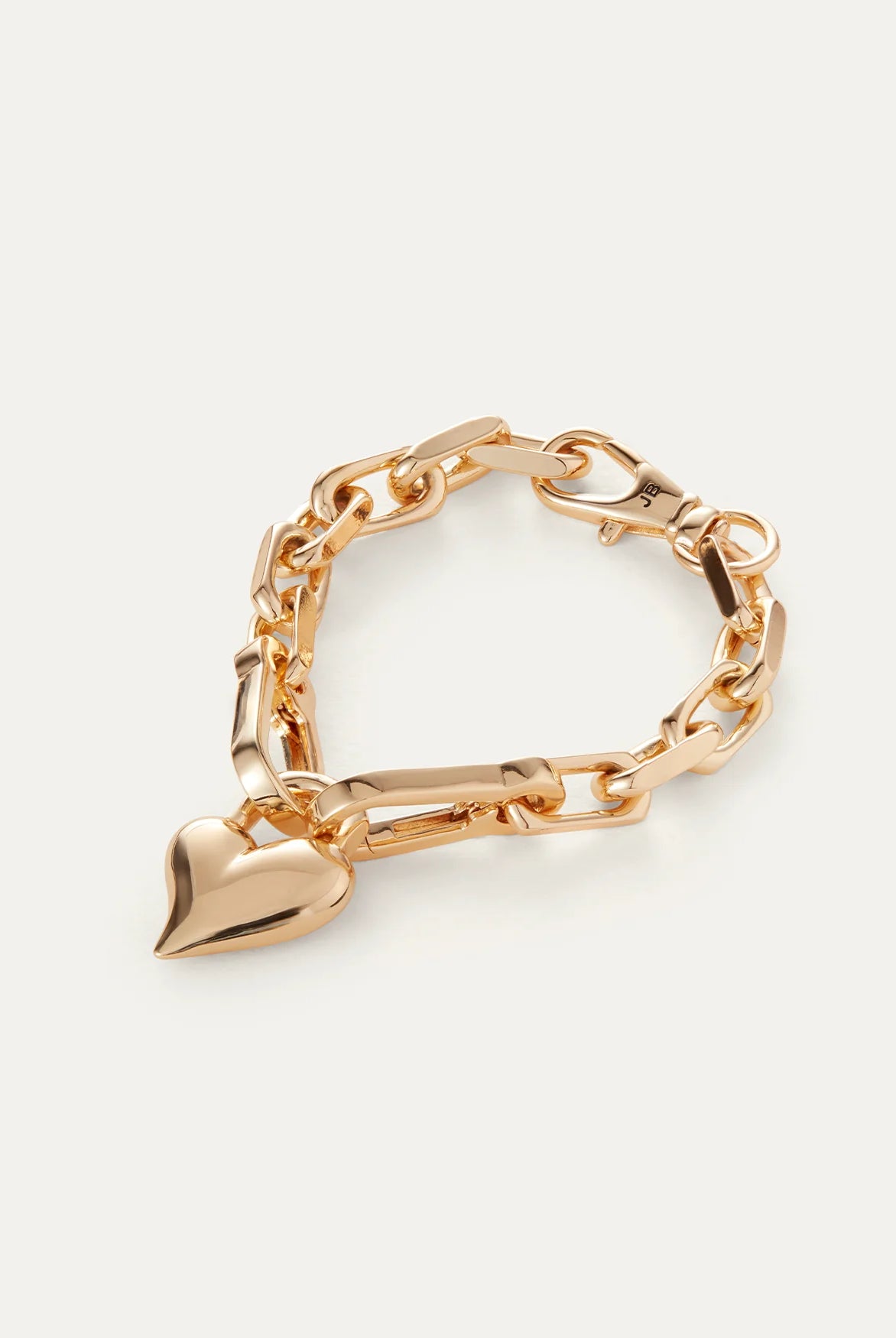 Jenny Bird Women's Padlock Heart Chain Bracelet