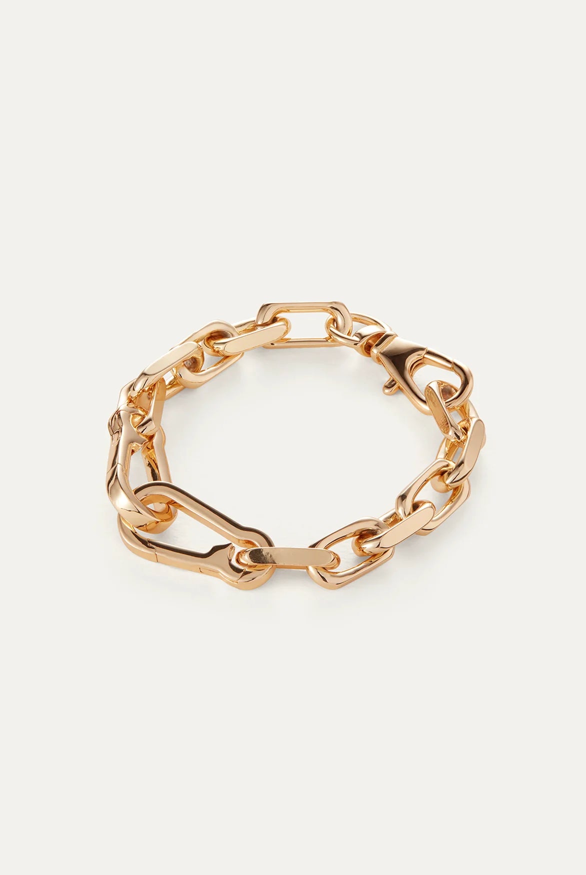Jenny Bird Women's Padlock Heart Chain Bracelet
