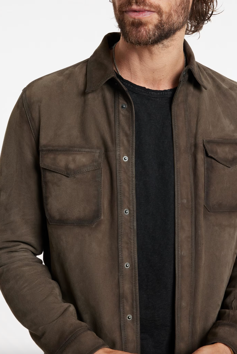 John Varvatos Men's Izzy Shirt Jacket
