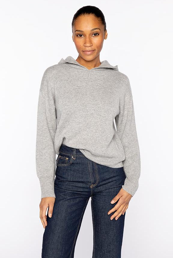 Kinross Women's Doubleknit Cashmere Hoodie