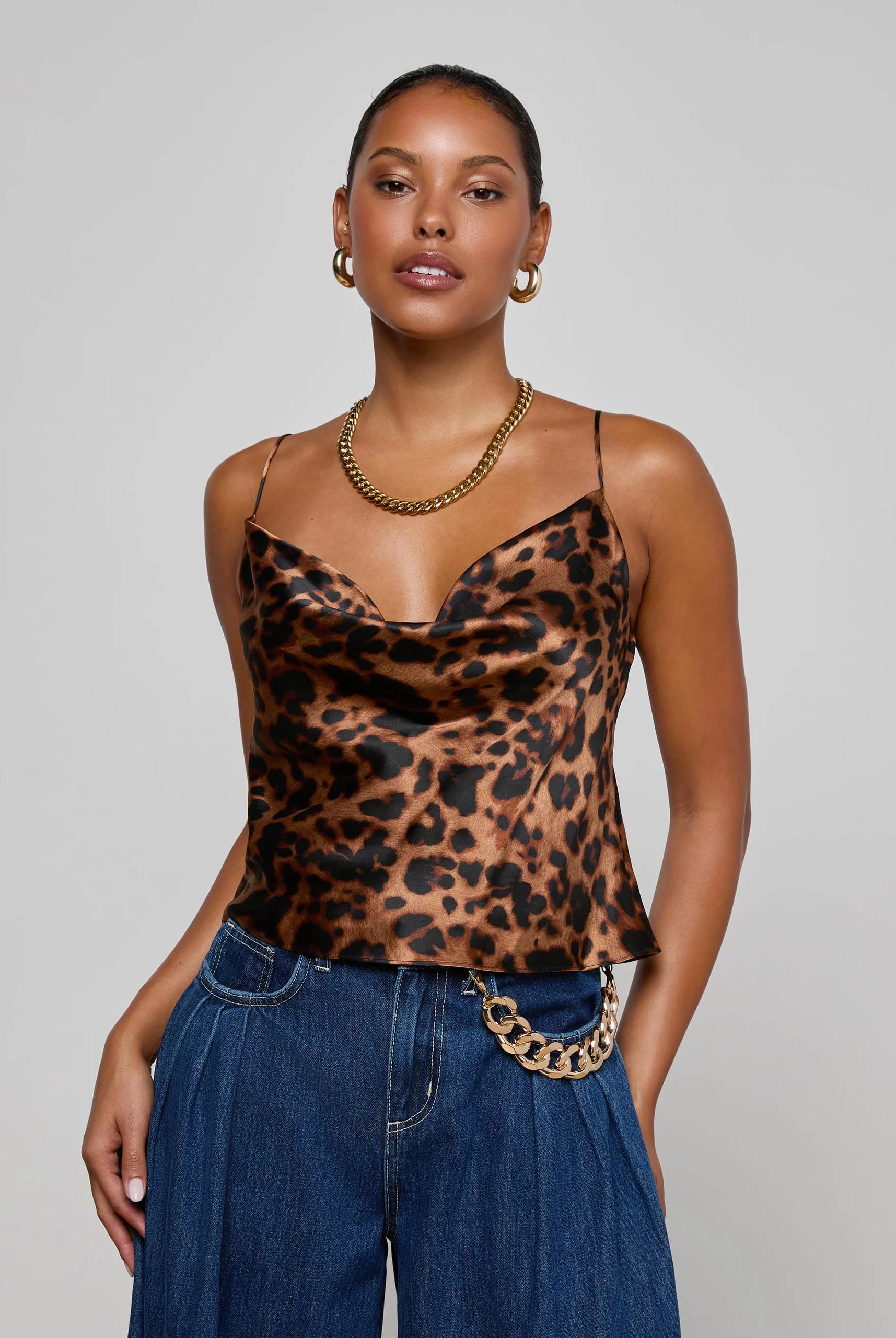 L'Agence Women's Calista Silk Camisole