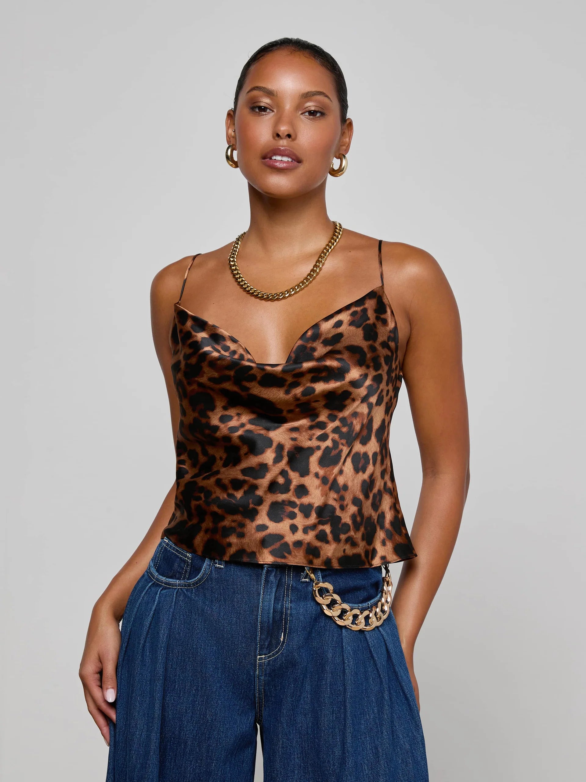 L'Agence Women's Calista Silk Camisole