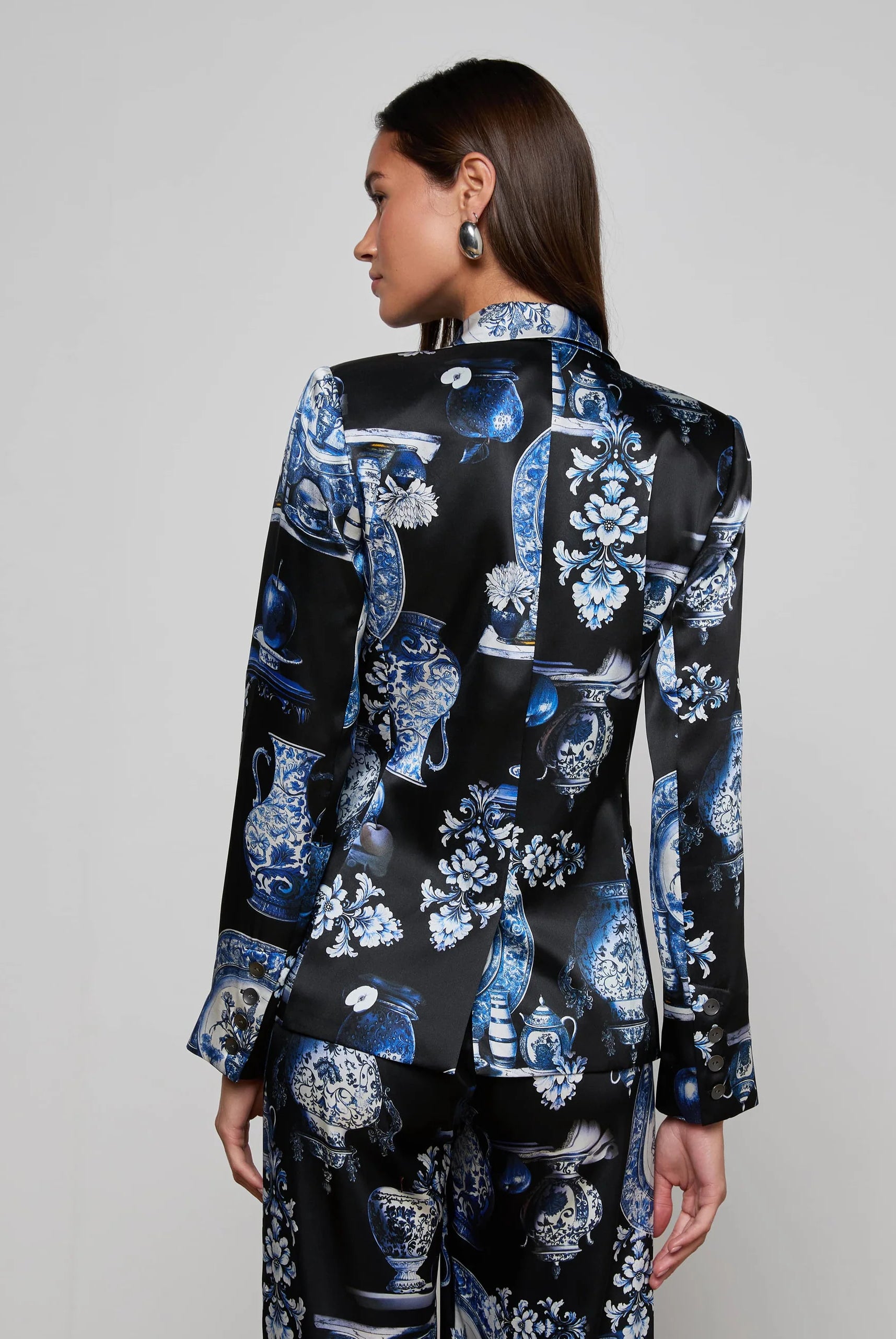 L'Agence Women's Colin Silk Blazer